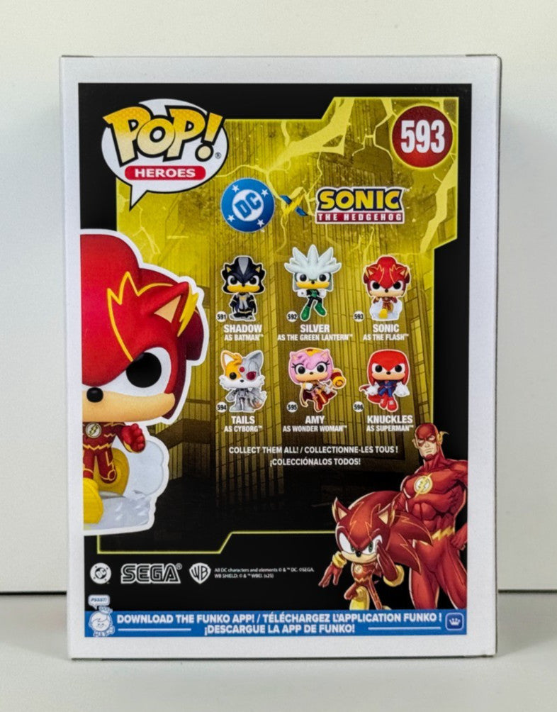 Funko POP Vinyl - Heroes - Sonic The Hedgehog - Sonic as The Flash - #593