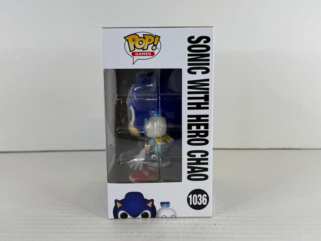 Funko POP Vinyl - Games Sonic The Hedgehog - Sonic With Hero Choa #1036 Flocked