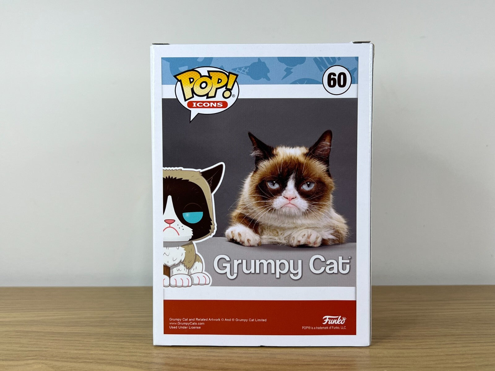 Funko POP Vinyl - Icons - Grumpy Cat - #60 - Flocked EE Exclusive