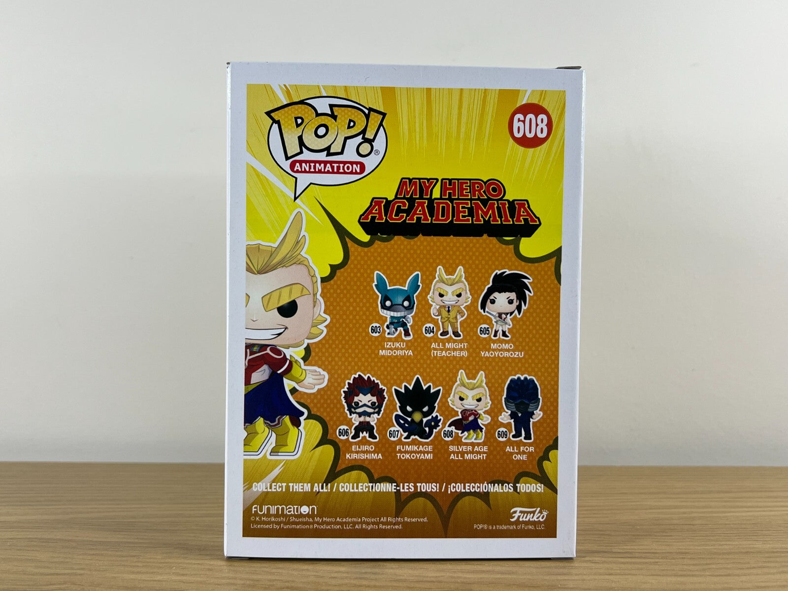 Funko POP Vinyl - My Hero Academia - Silver Age All Might - #608 GITD 2