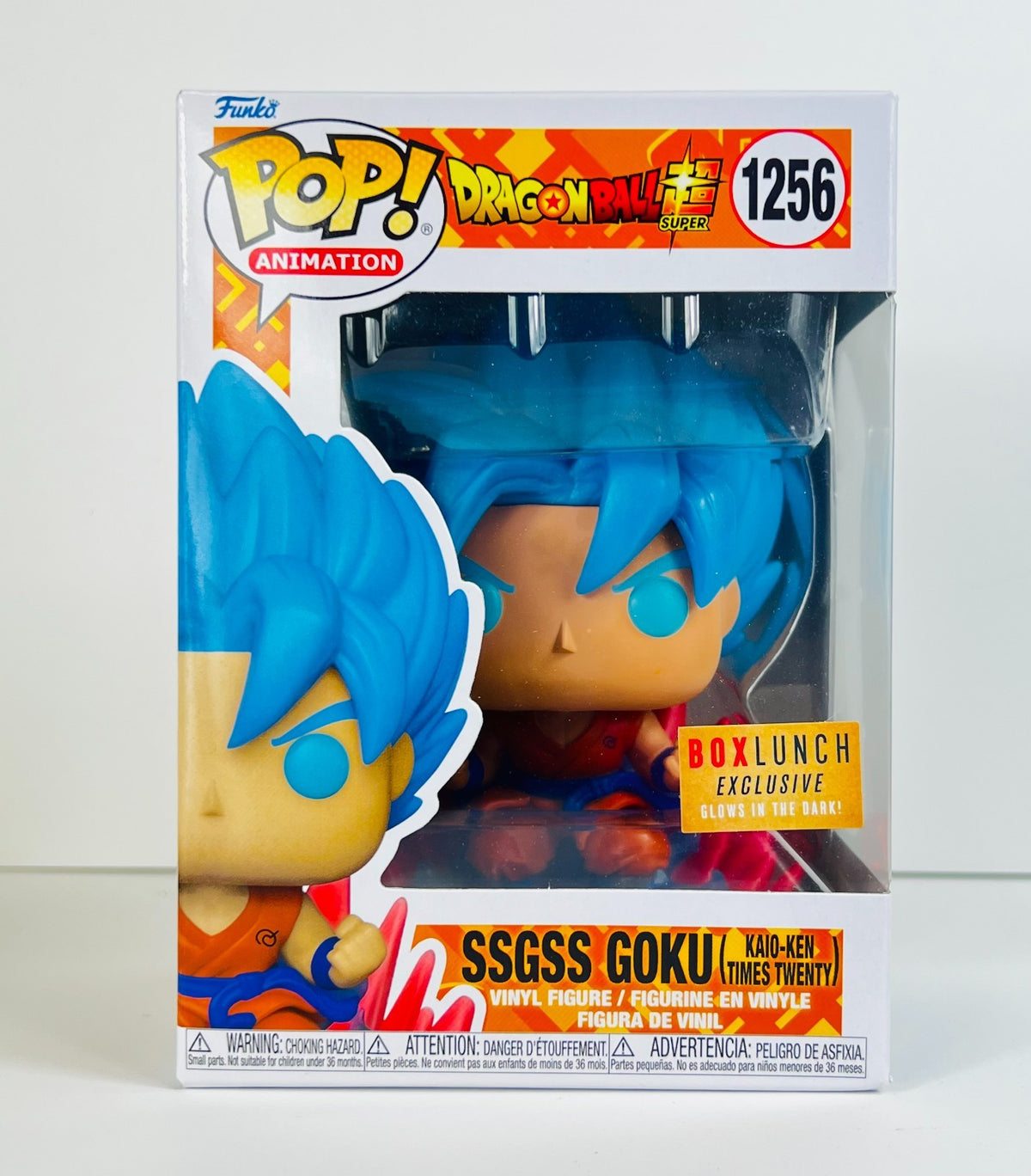 Funko POP Vinyl - Animation - Dragonball Z - SSGSS Goku - #1256 Box Lunch