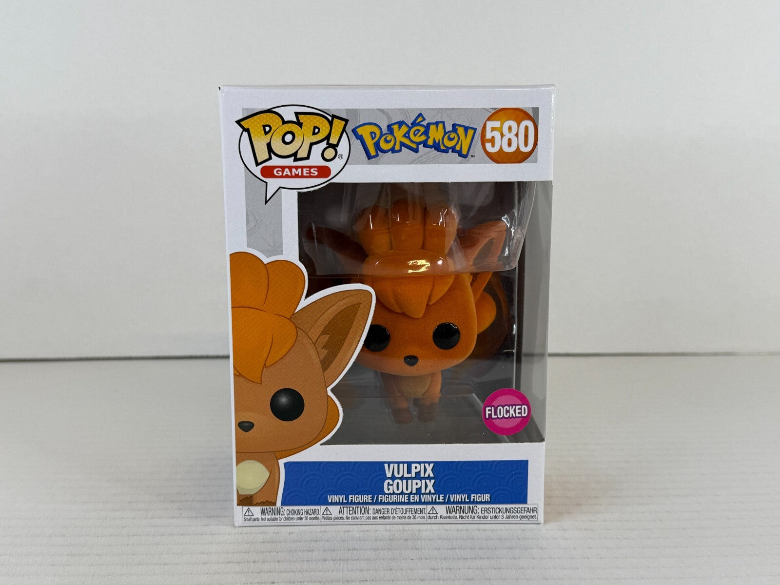 Funko POP Vinyl - Games - Pokemon - Vulpix - #580 Flocked