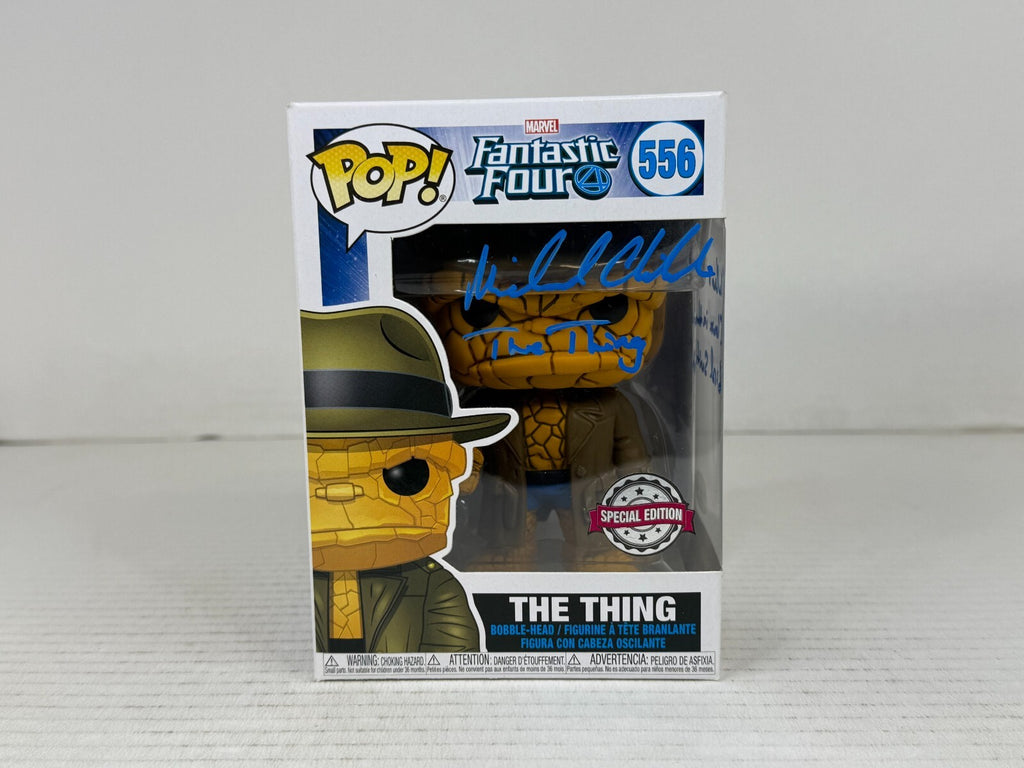 Funko POP - Fantastic 4 - The Thing #556 - Signed Michael Chiklis COA