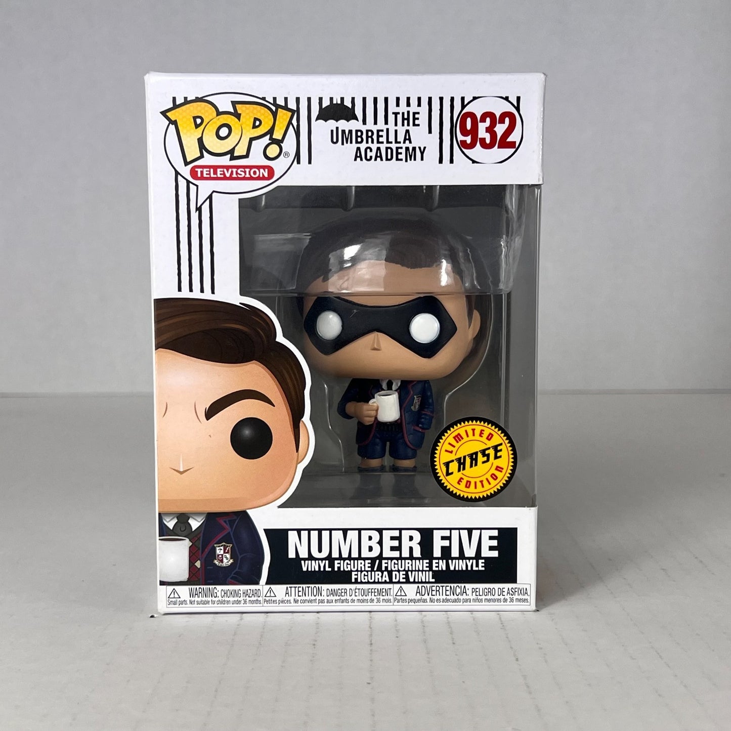 Funko POP Vinyl - Television - The Umbrella Academy - Number Five - #932 Chase