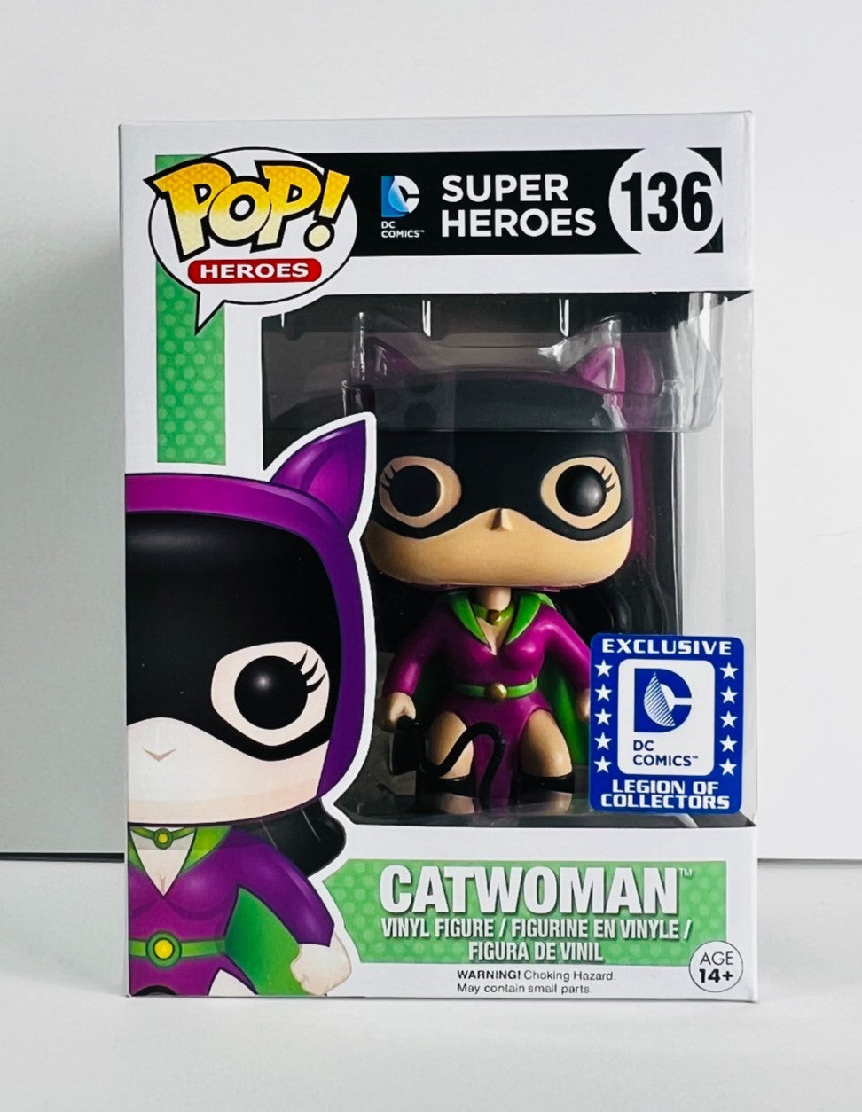 Funko POP Vinyl - Heroes - DC Super Heroes - Catwoman #136 Legion Of Collectors