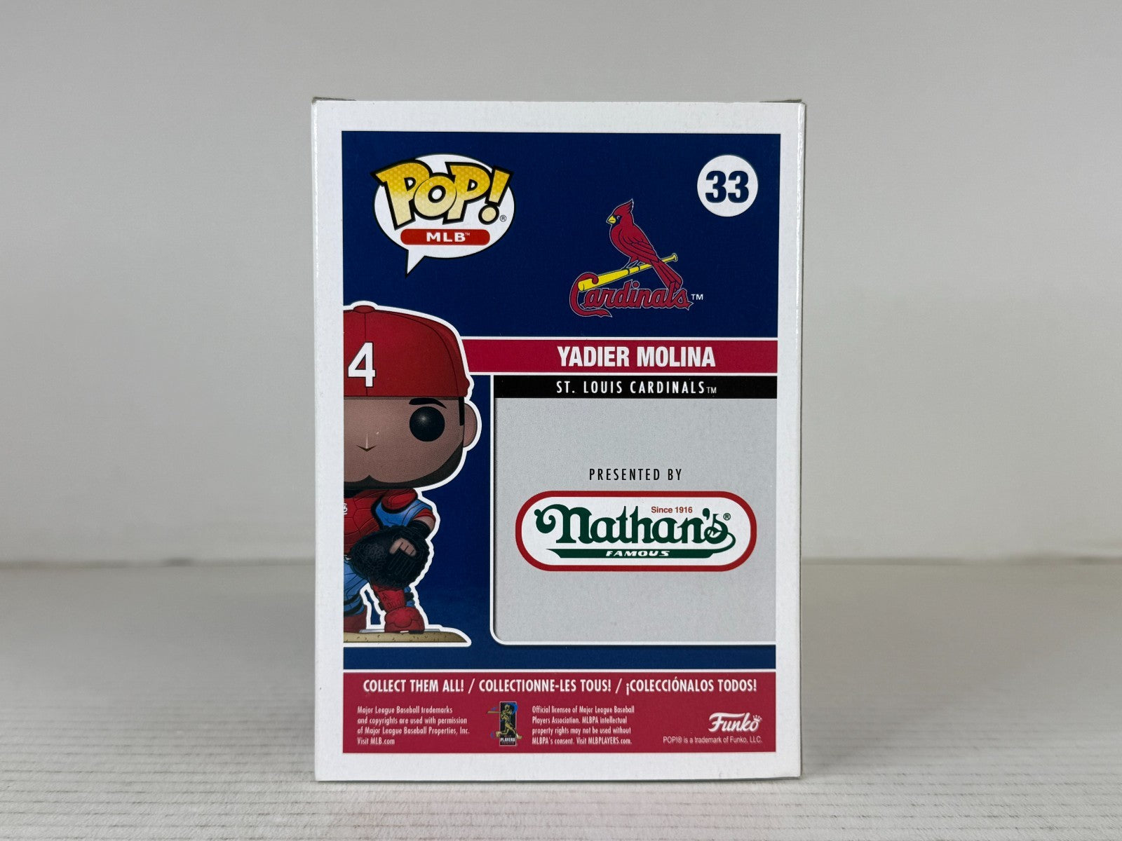 Funko POP Vinyl - MLB - Cardinals - Yadier Molina - #33 Busch Stadium [2]