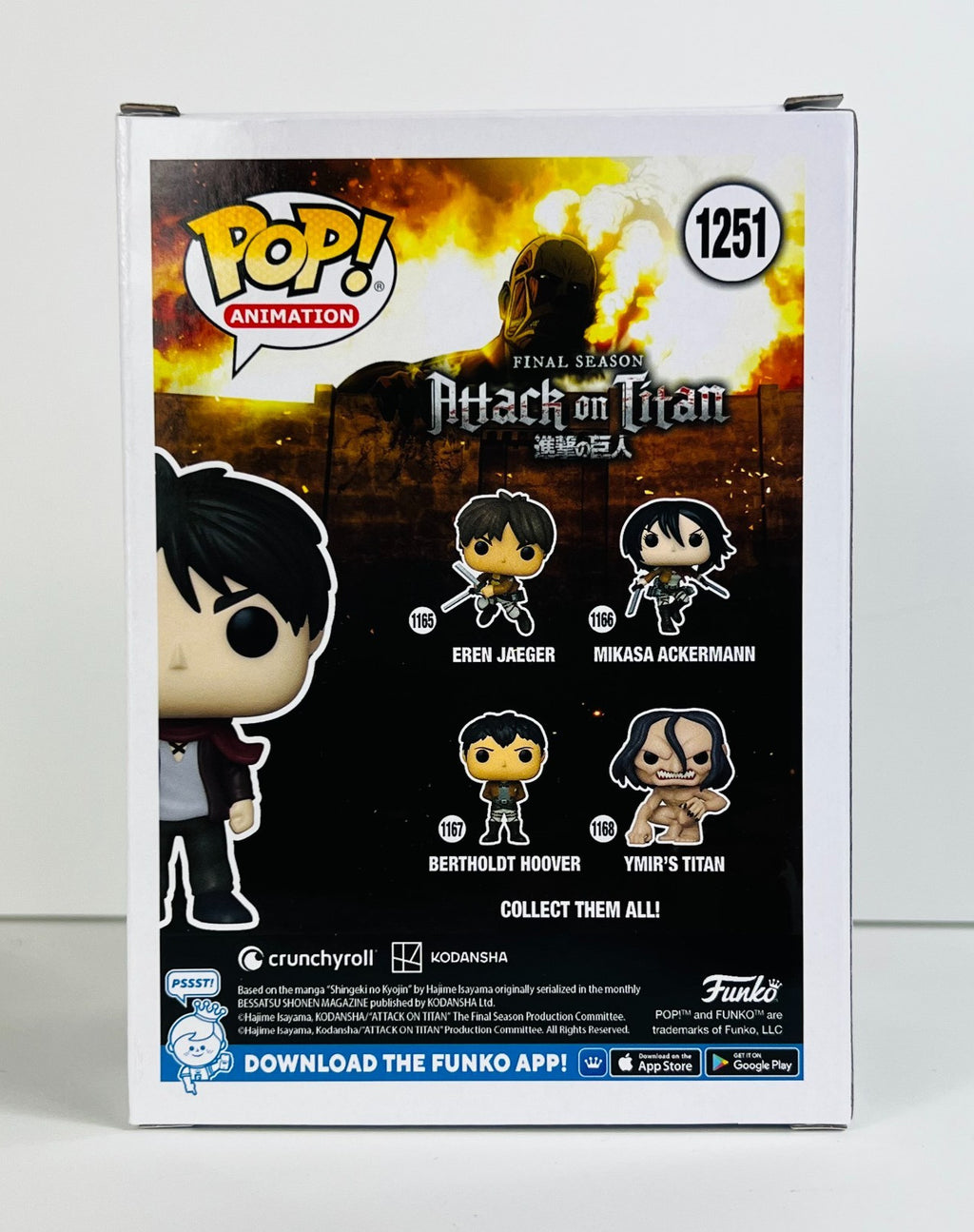 Funko POP Vinyl - Animation - Attack On Titan - Child Eren - #1251 GameStop