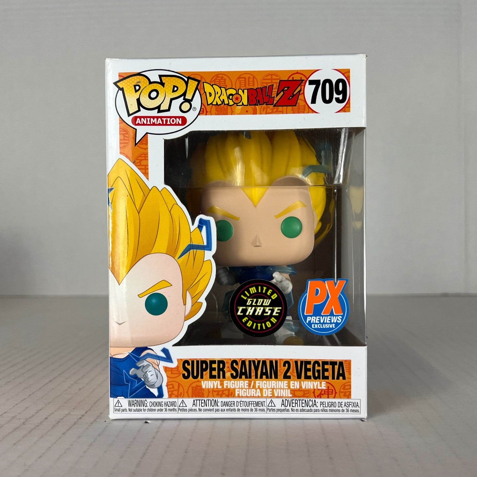 Funko POP Vinyl - Animation - Dragonball Z - Super Saiyan 2 Vegeta - #709 Chase