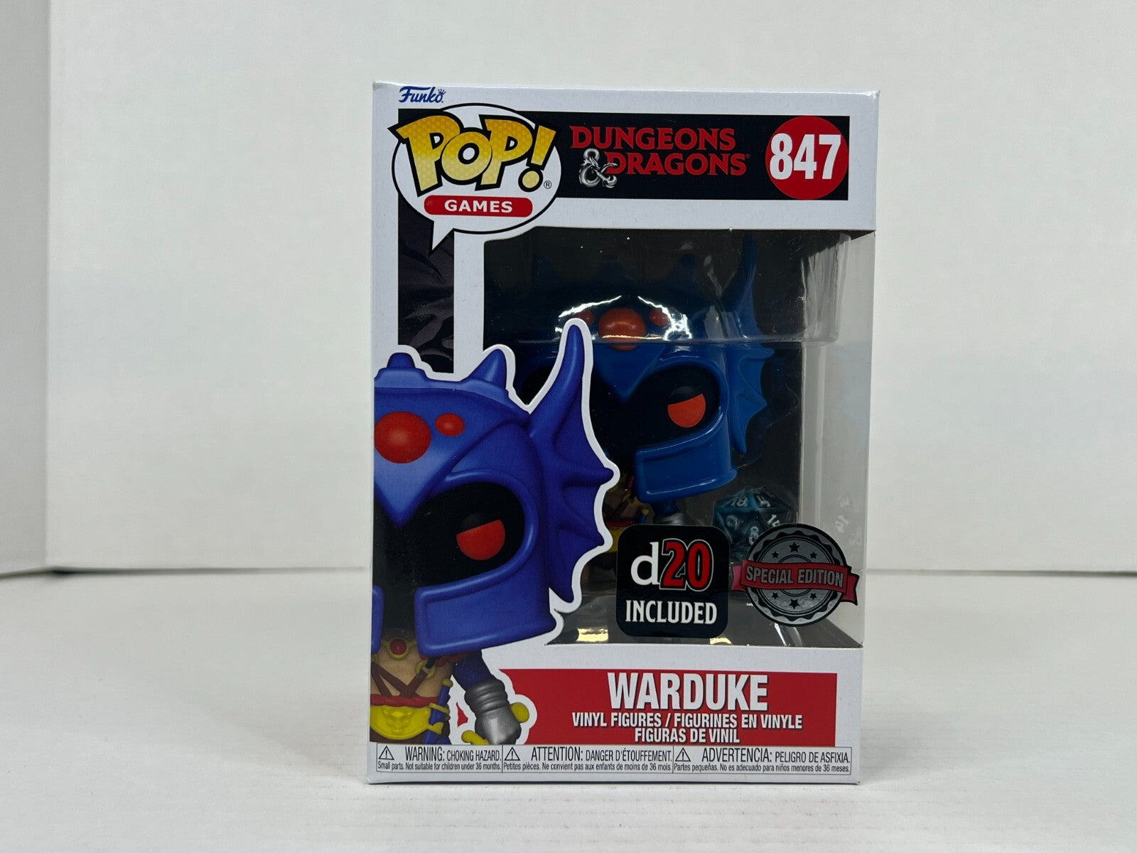 Funko POP Vinyl - Games - Dungeons & Dragons - Warduke With D20 - #847