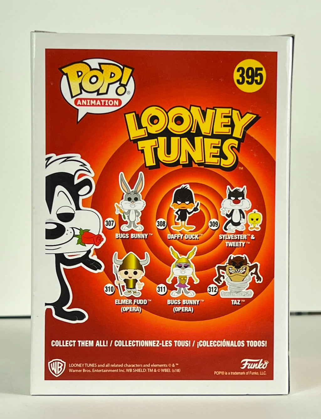 Funko POP Vinyl - Animation - Looney Tunes - Pepe Le Pew - #395 SC 2018
