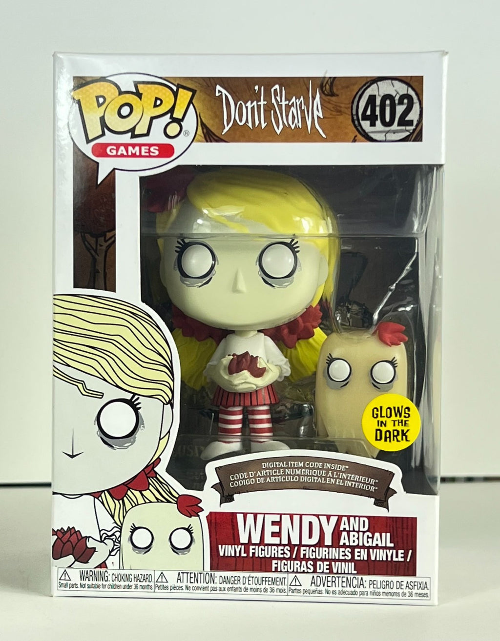 Funko POP Vinyl - Games - Dont Starve - Wendy And Abigail - #402 GITD With Code