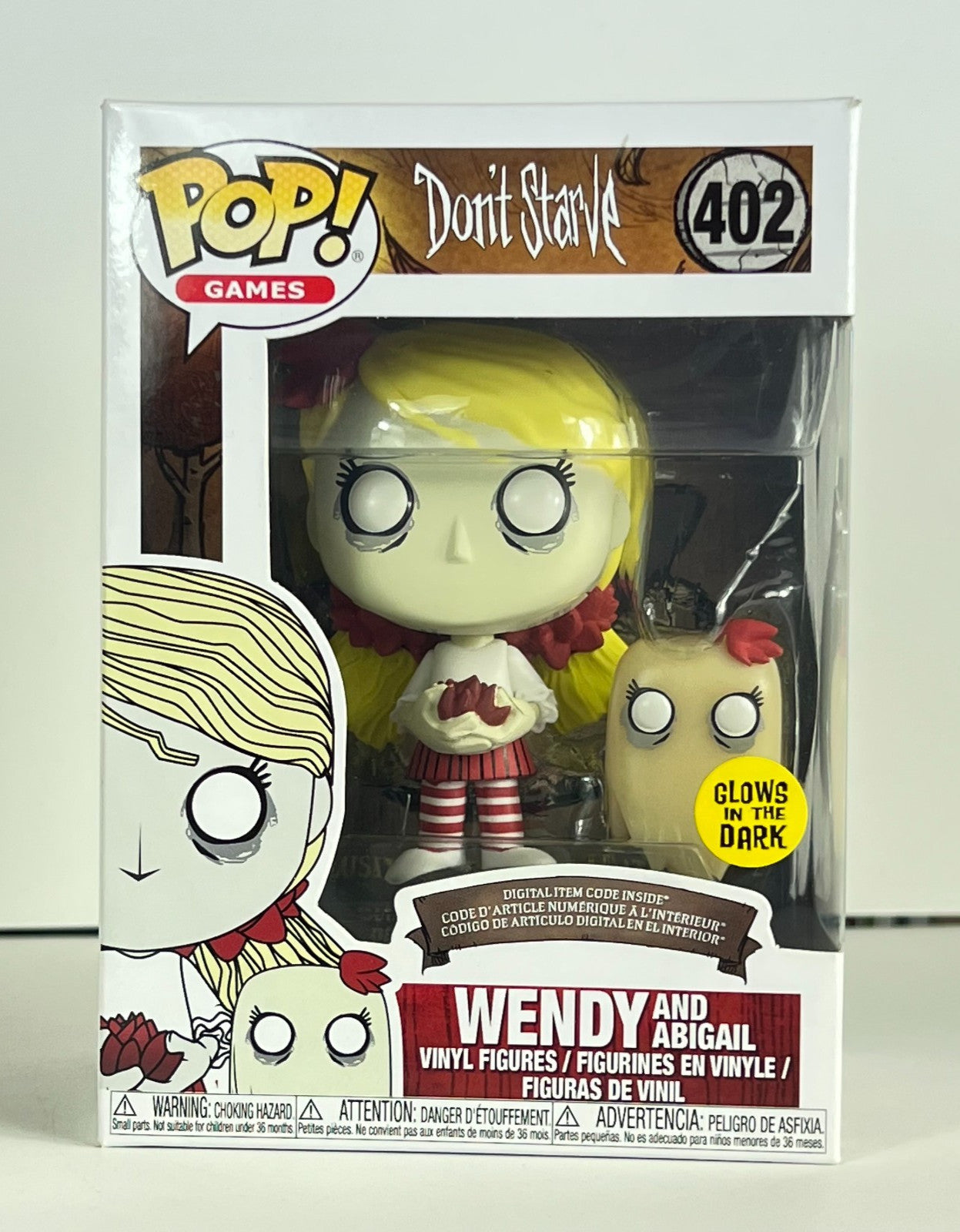 Funko POP Vinyl - Games - Dont Starve - Wendy And Abigail - #402 GITD With Code