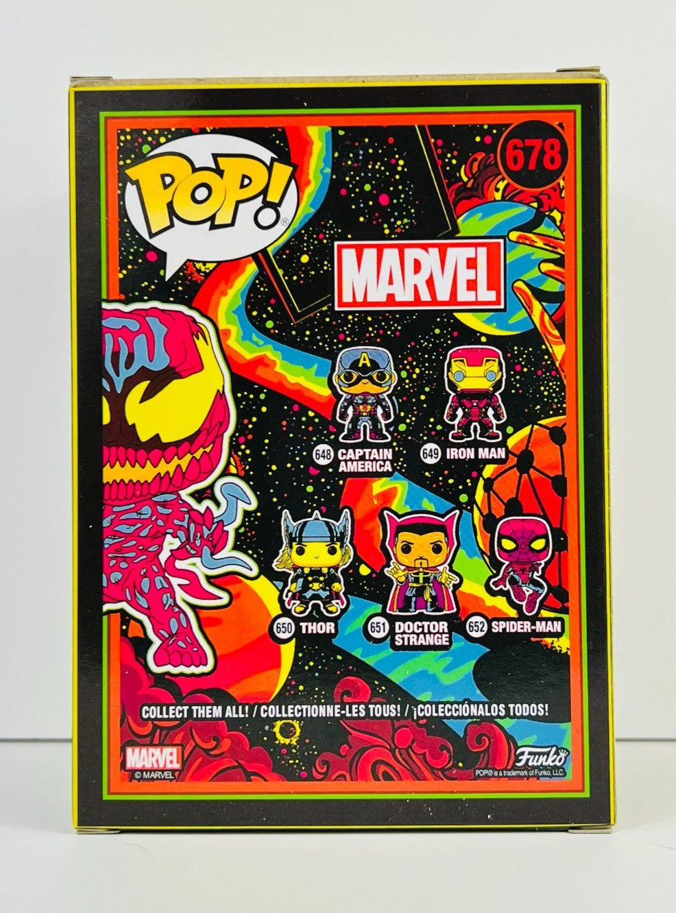 Funko POP Vinyl - Marvel - Blacklight - Carnage - #678