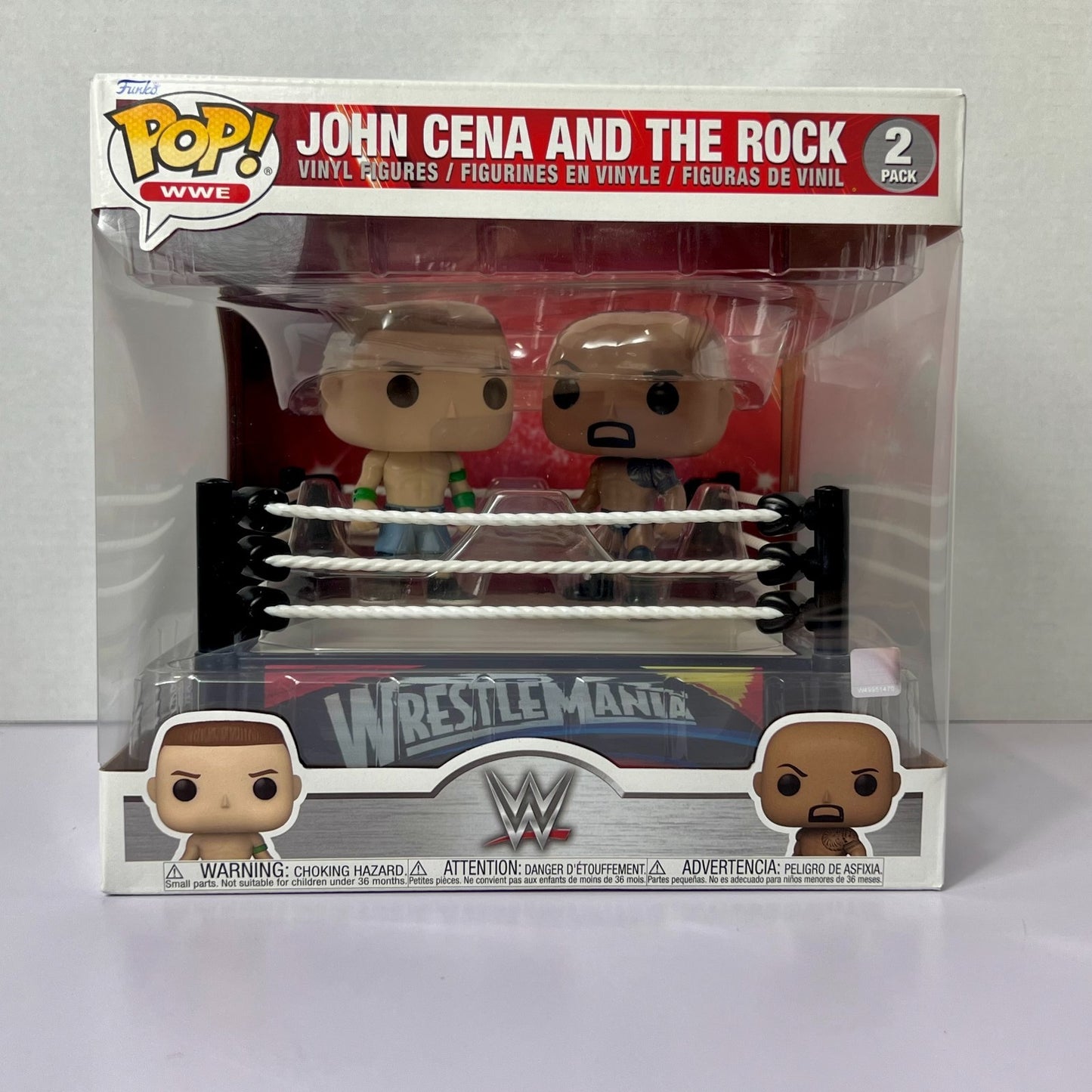 Funko POP Vinyl - WWE - John Cena And The Rock - 2 Pack