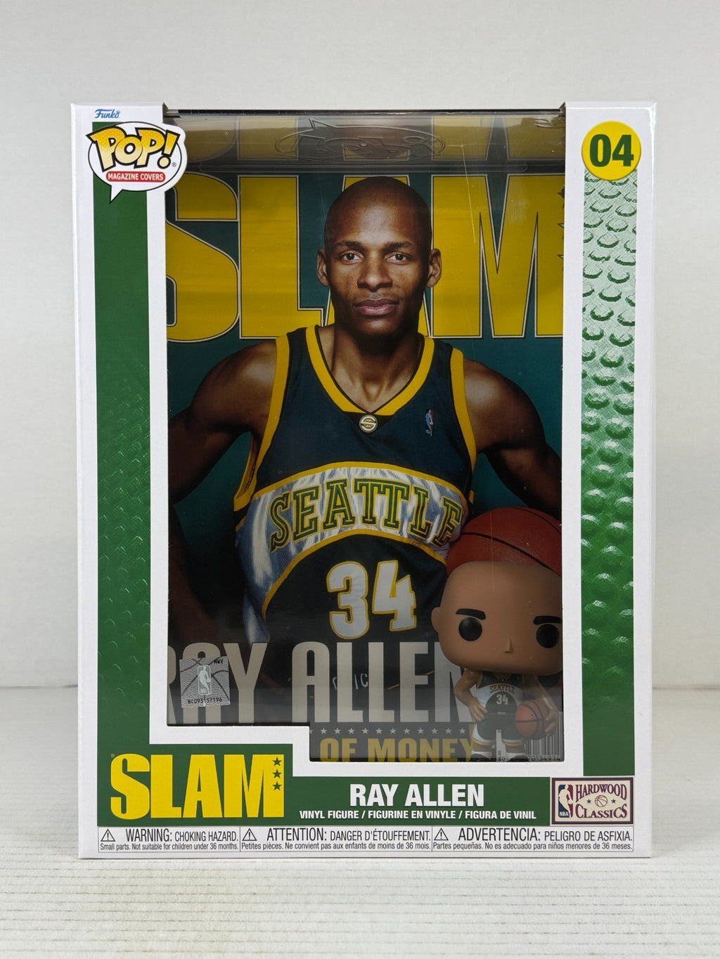 Funko POP Vinyl - Magazine Covers - Slam - Seattle Sonics - Ray Allen - #04