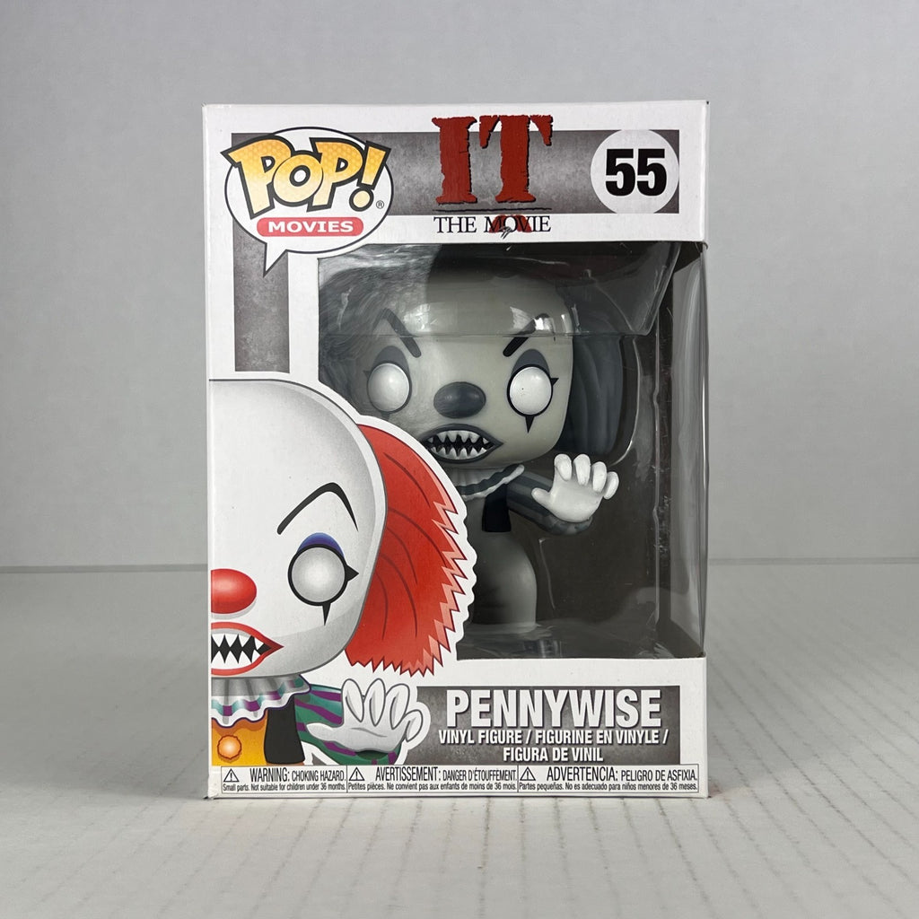 Funko POP Vinyl - Movies - IT The Movie - Pennywise B&W - #55
