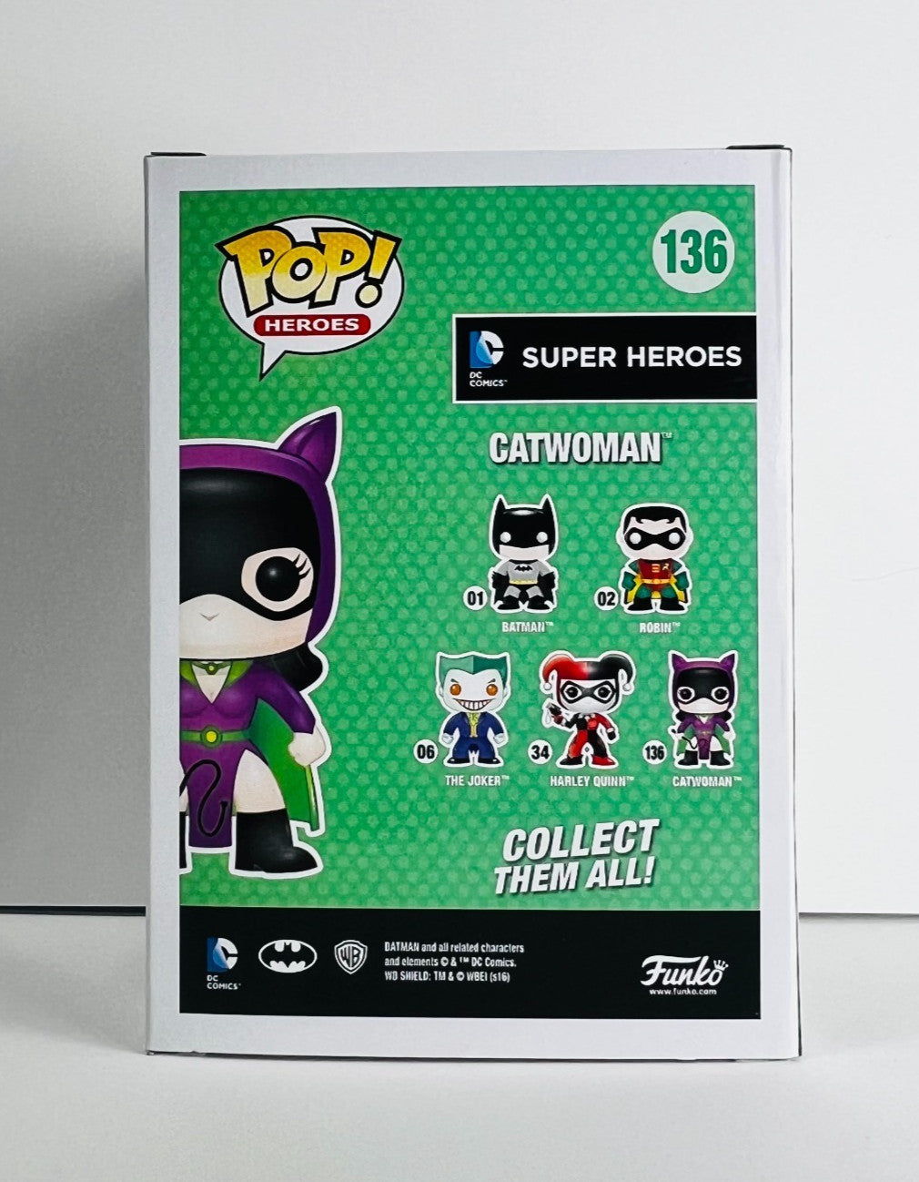 Funko POP Vinyl - Heroes - DC Super Heroes - Catwoman #136 Legion Of Collectors