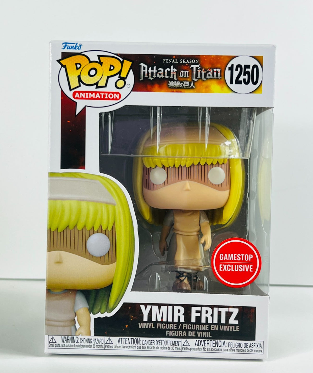 Funko POP Vinyl - Animation - Attack On Titan - Ymir Fritz - #1250 GameStop [1]
