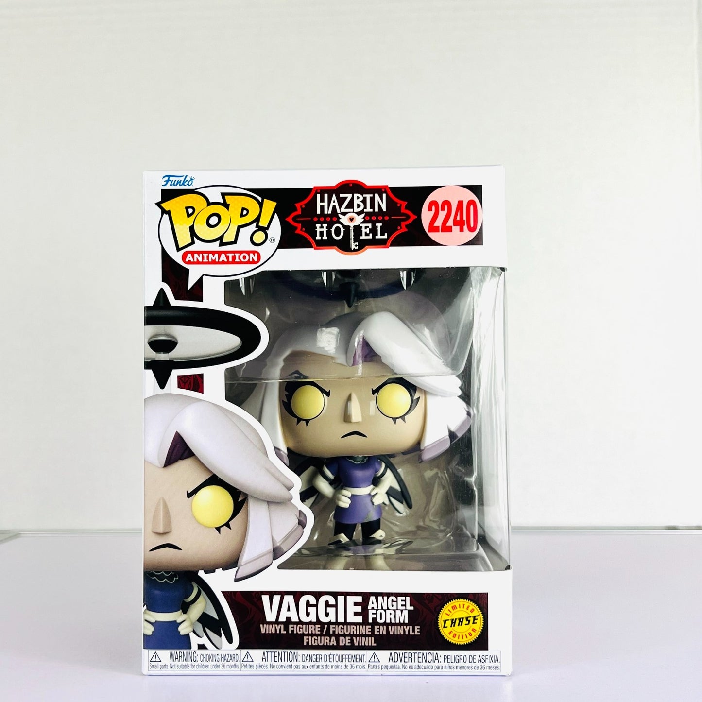 Funko POP Vinyl - Animation - Hazbin Hotel - Vaggie Angel Form - #2240 Chase