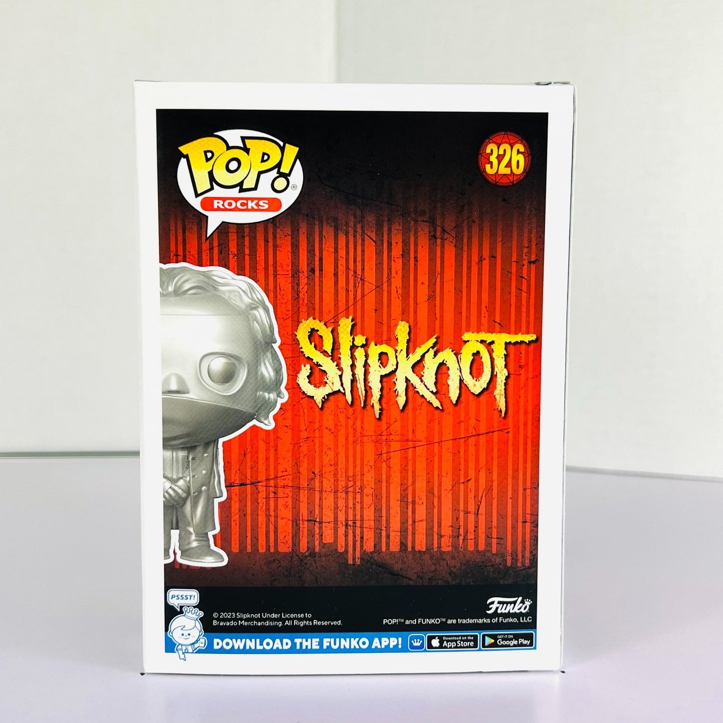 Funko POP Vinyl - Rocks - Slipknot - Corey Taylor - #326 Chrome Hot Topic