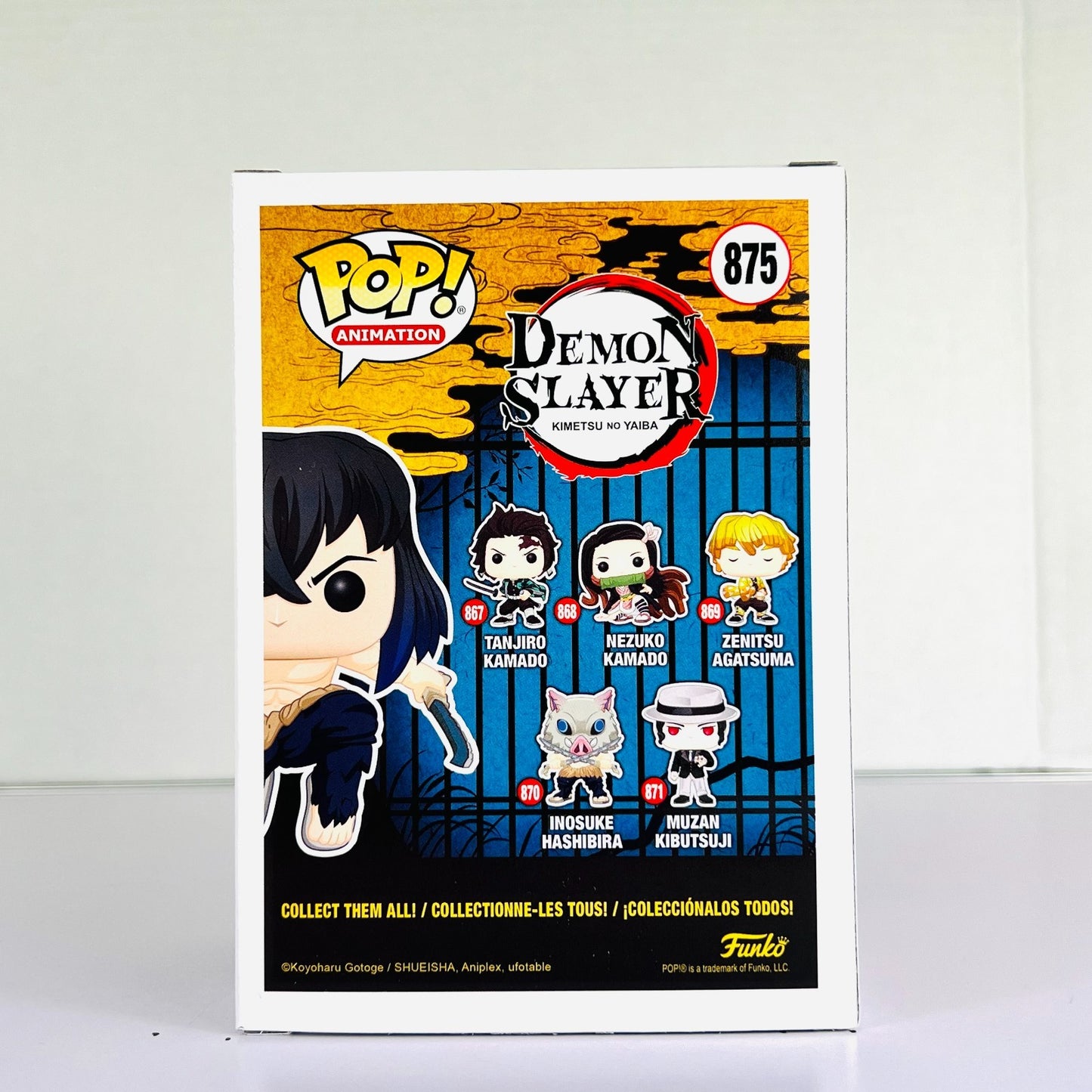 Funko POP Vinyl - Animation - Demon Slayer - Inosuke Hashibira - #875 Chase