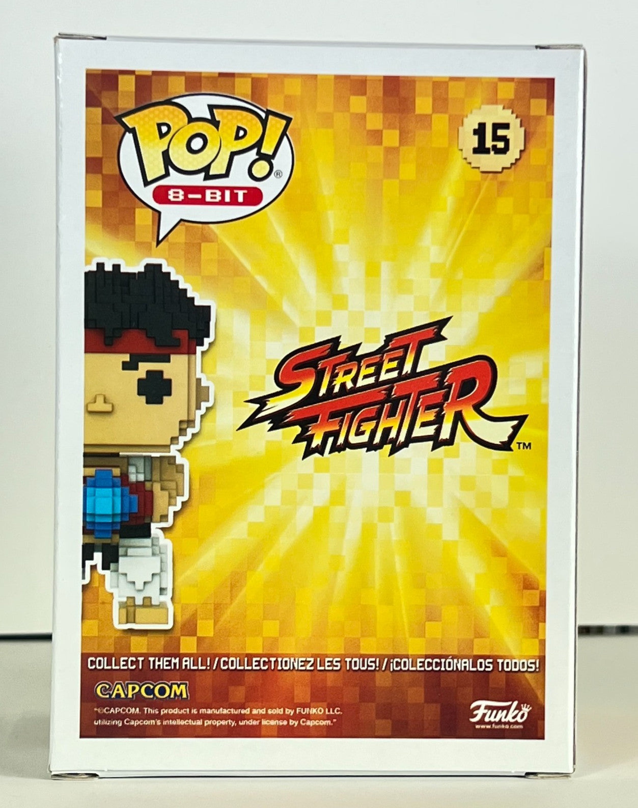 Funko POP Vinyl - 8-Bit - Street Fighter - Ryu - #15 Chase GameStop
