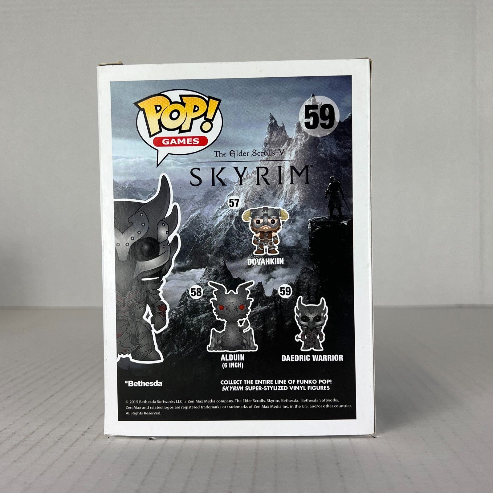 Funko POP Vinyl - Games - Skyrim The Elder Scrolls - Daedric Warrior - #59