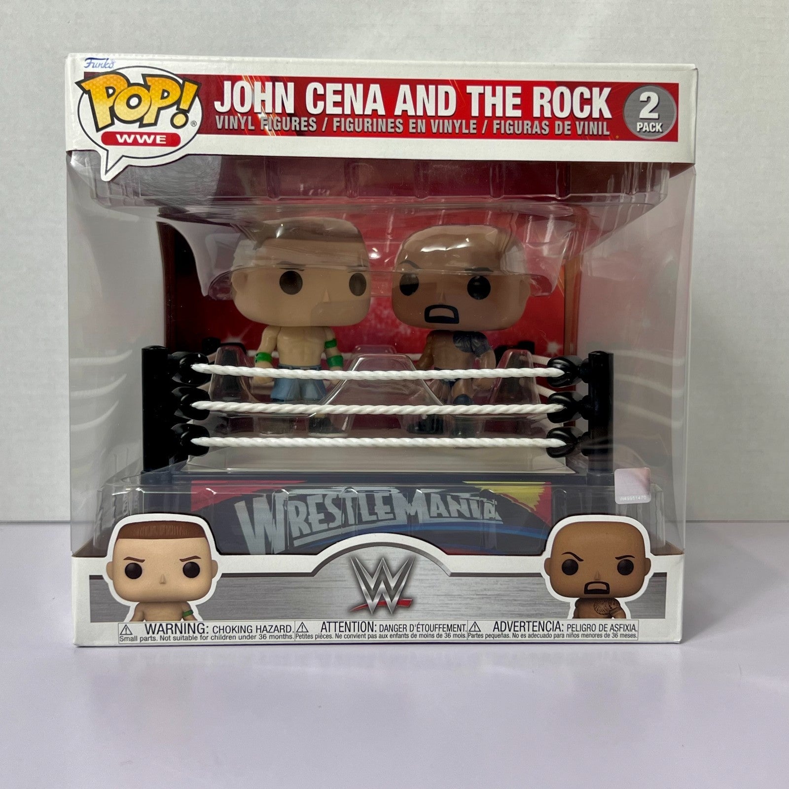 Funko POP Vinyl - WWE - John Cena And The Rock - 2 Pack