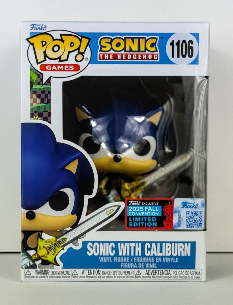 Funko POP Vinyl - Games - Sonic The Hedgehog - Sonic With Caliburn - #1106