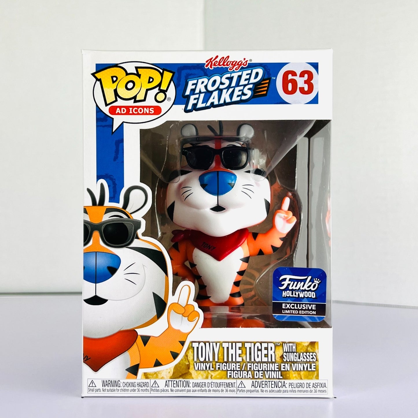 Funko POP Vinyl - Ad Icons - Kellogg's - Tony The Tiger With Sunglasses - #63
