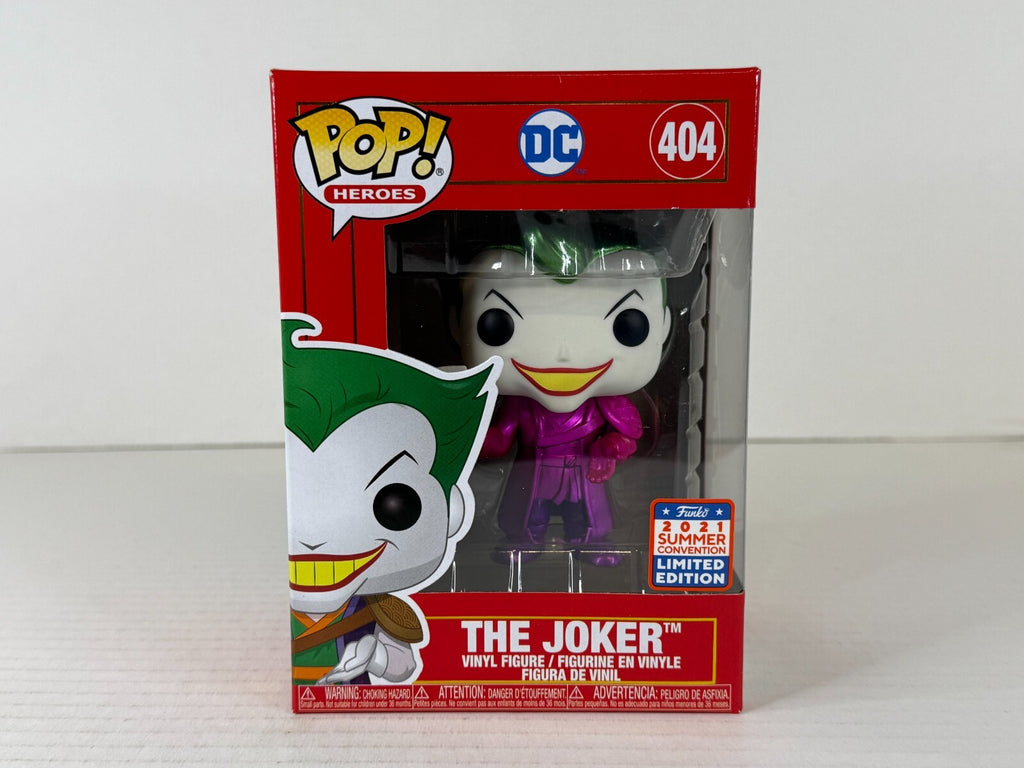 Funko POP Vinyl - Heroes - DC - The Joker - #404 Purple Metallic
