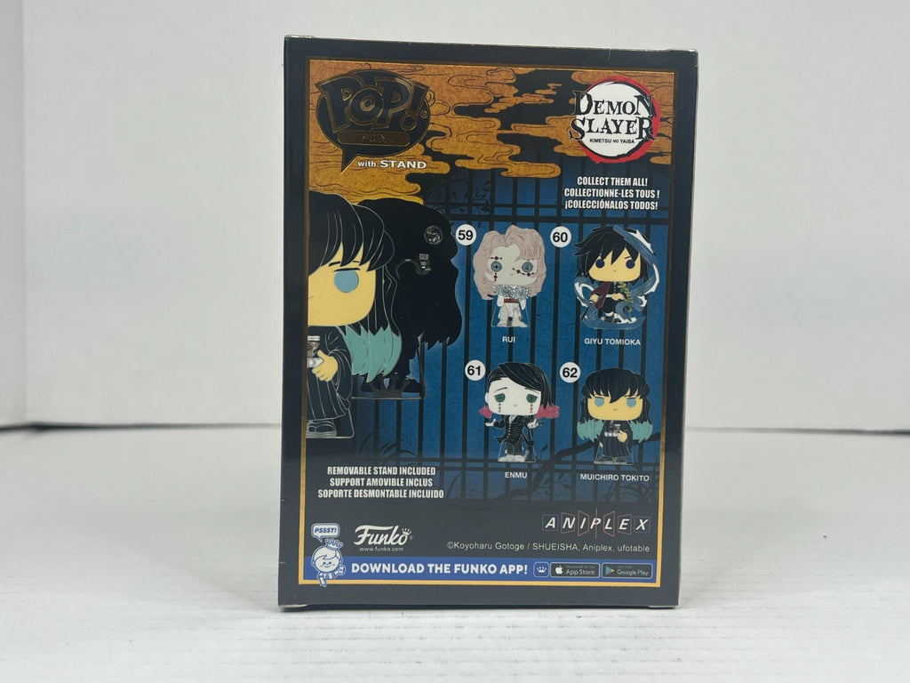 Funko POP Enamel Pin - Animation - Demon Slayer - Muichiro Tokitio - #62 GITD