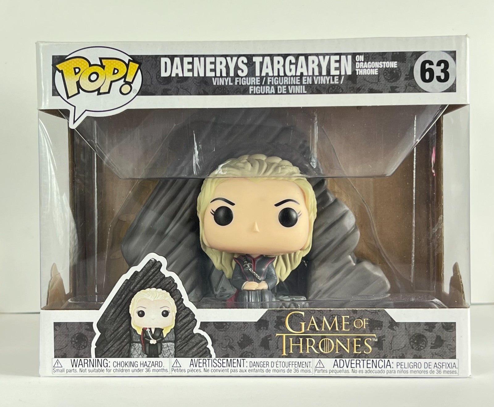 Funko POP Vinyl - Game Of Thrones - Daenerys Targaryen On Dragonstone Throne #63