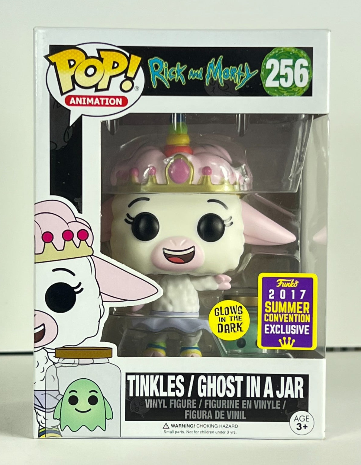 Funko POP Vinyl - Animation - Rick And Morty - Tinkles / Ghost In A Jar - #256