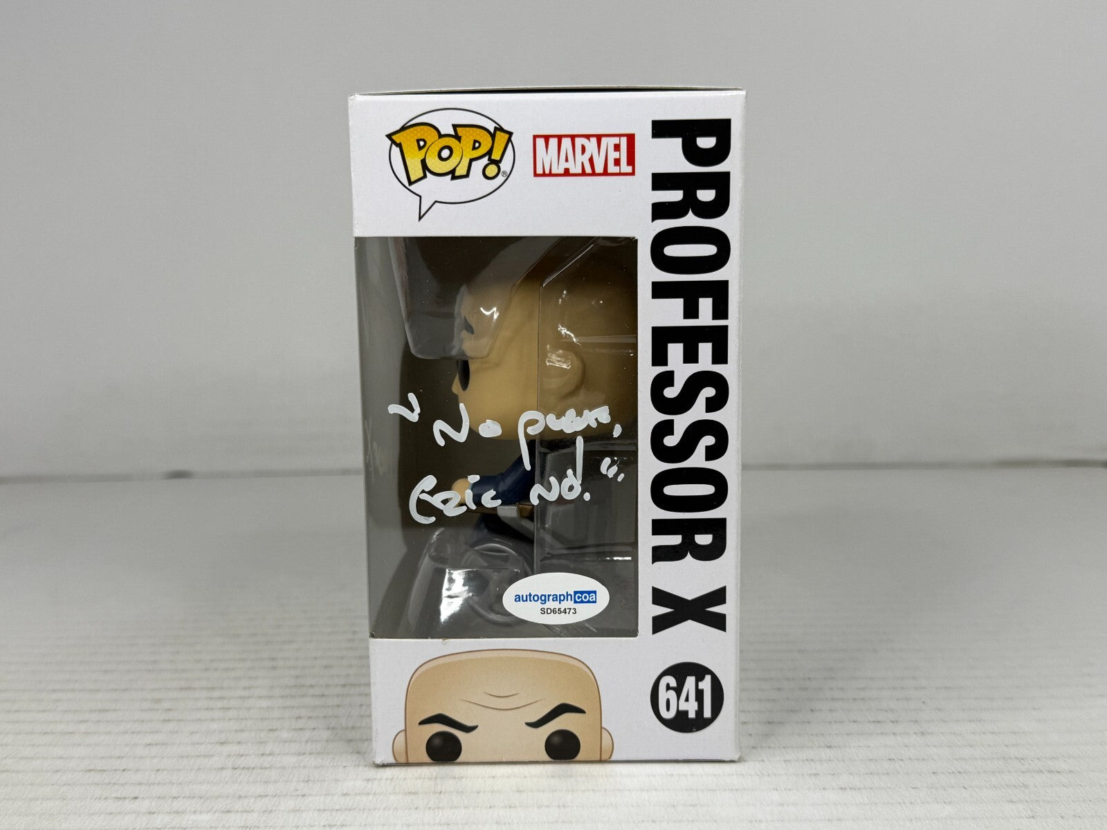 Funko POP - Marvel - X-Men - Professor X #641 - Signed James McAvoy COA