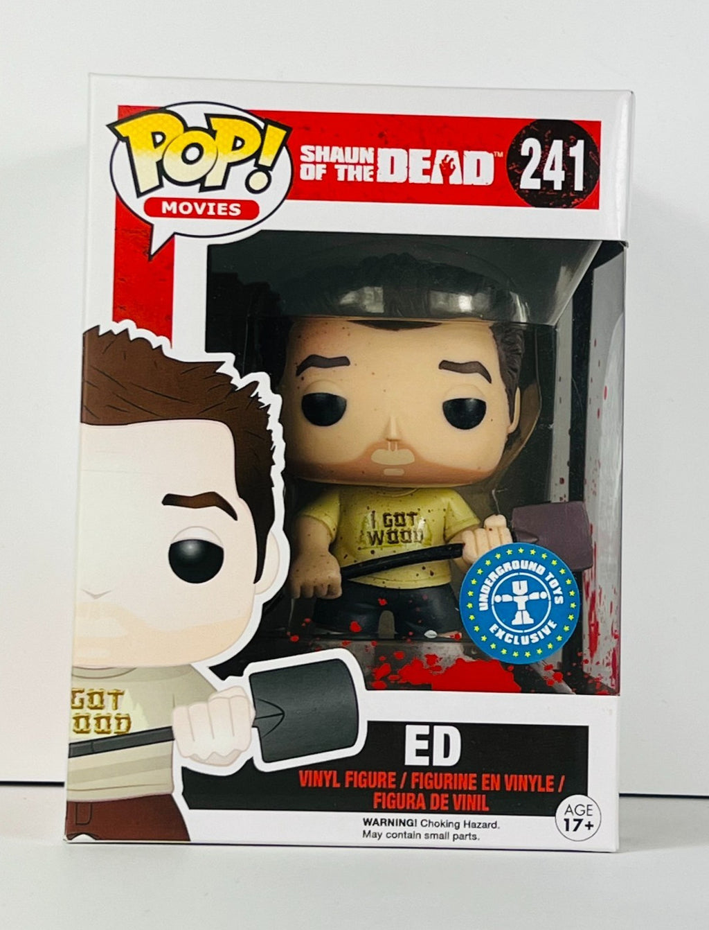 Funko POP Vinyl - Movies - Shaun of The Dead - Ed - #241 Underground Toys