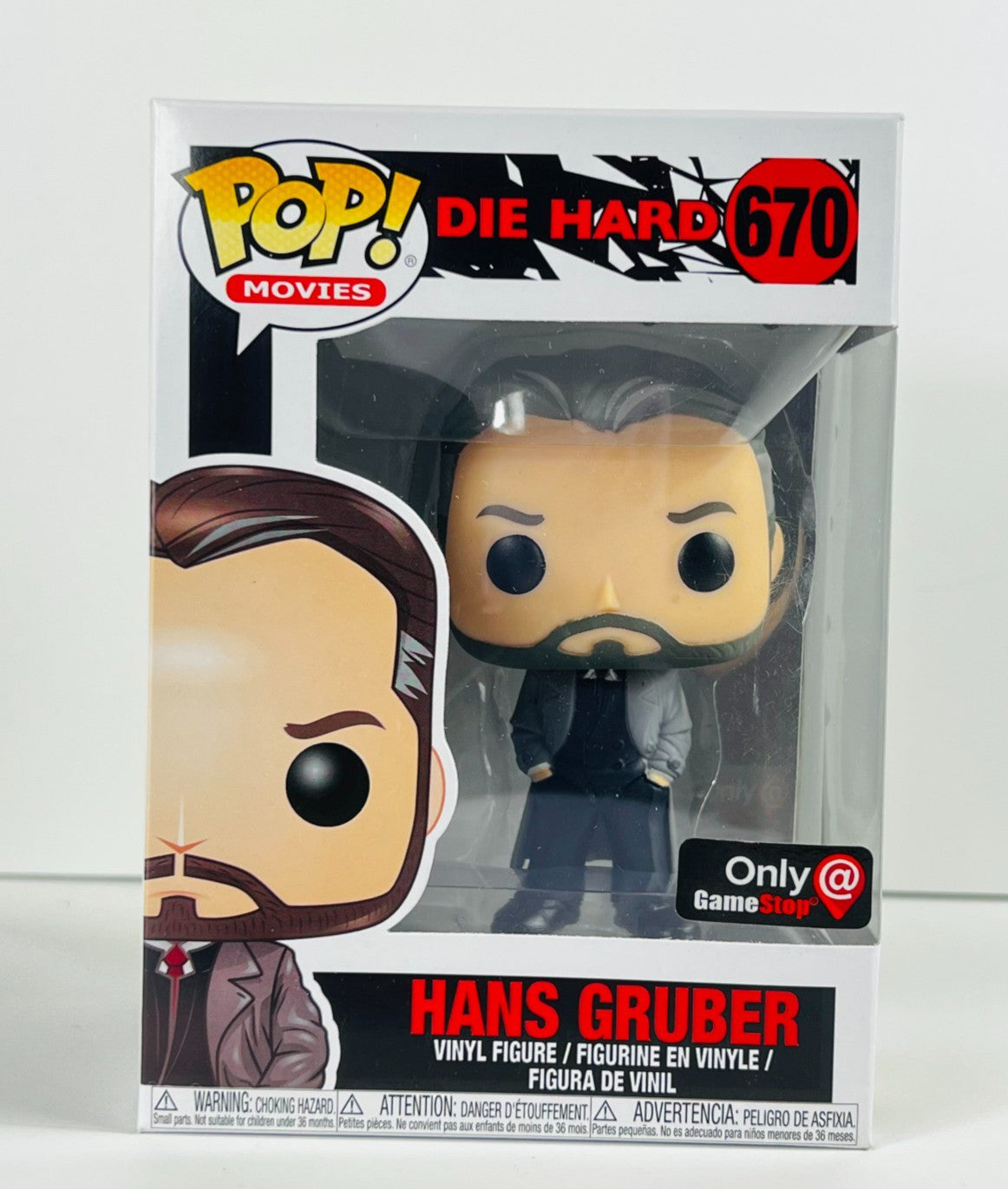 Funko POP Vinyl - Movies - Die Hard - Hans Gruber - #670 GameStop