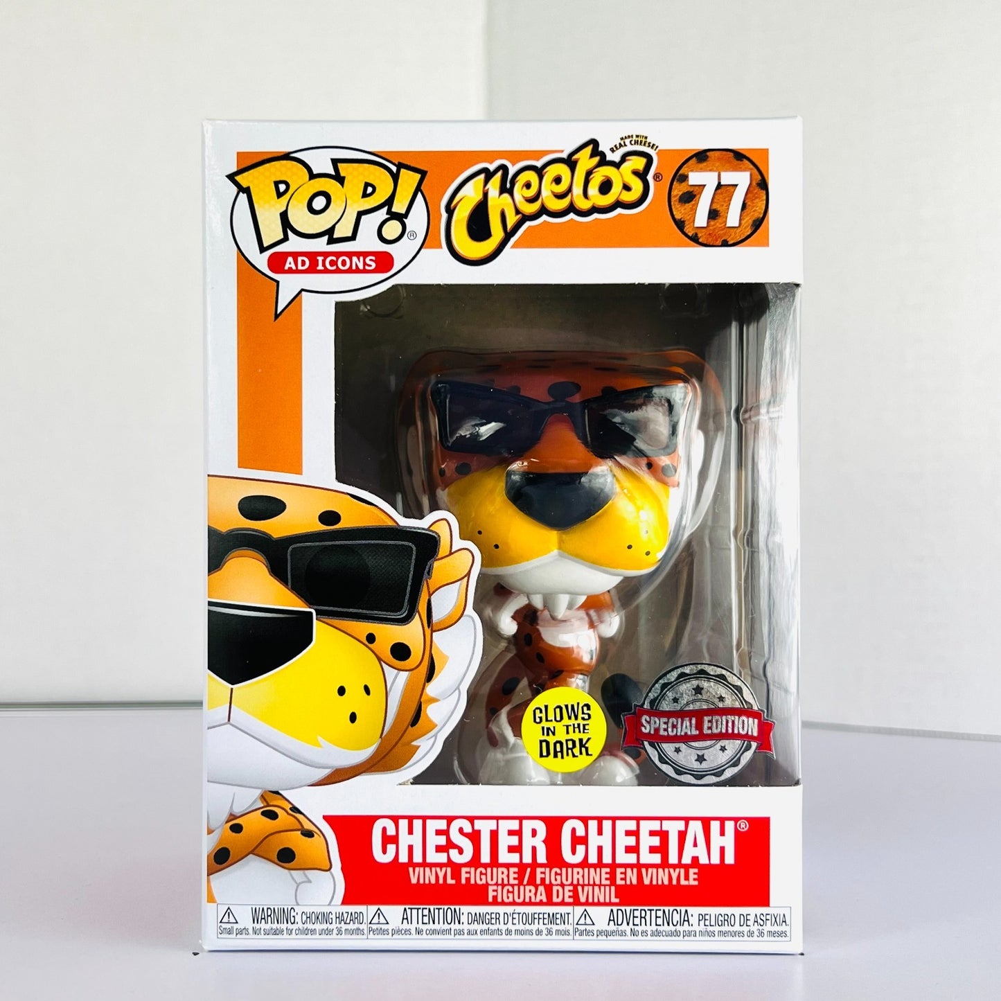 Funko POP Vinyl - Ad Icons - Cheetos - Chester Cheetah - #77 GITD