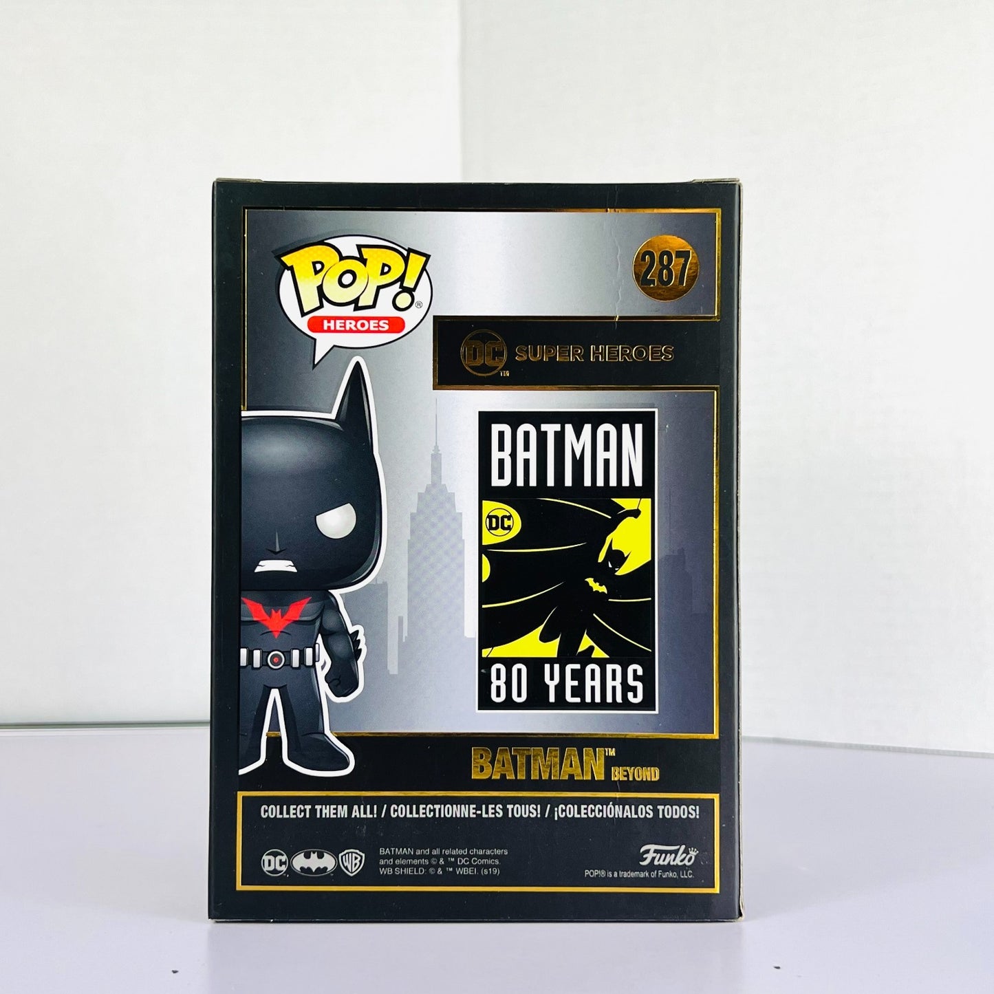 Funko POP Vinyl - Heroes - Batman 80 Years - Batman Beyond - #287 Chrome