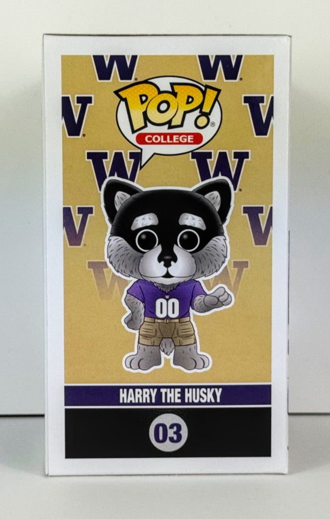 Funko POP Vinyl - College Washington - Harry The Husky - #03 Flocked SC 2020