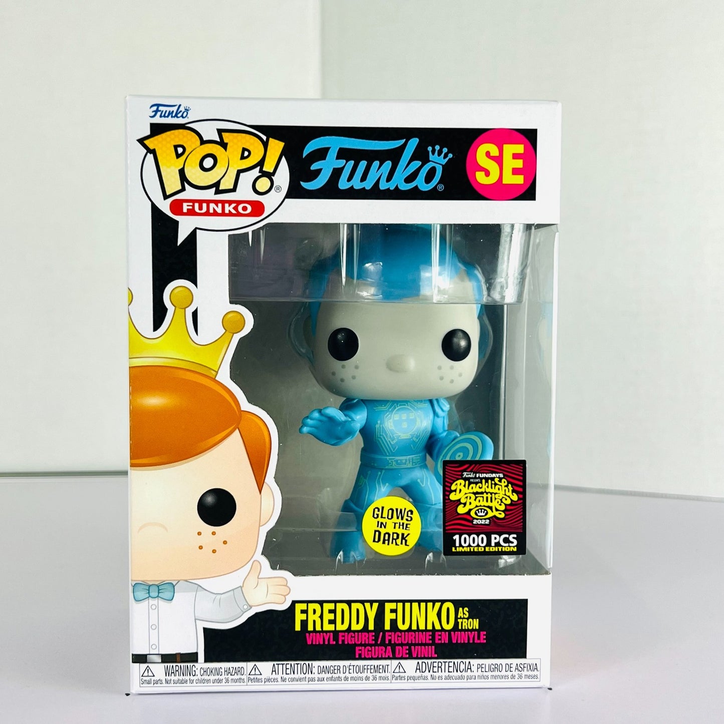Funko POP Vinyl - Blacklight Battles - Freddy Funko As Tron - 1000 Pcs GITD