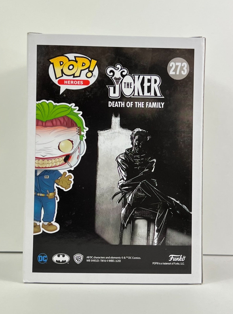 Funko POP Vinyl - Heroes - DC - The Joker Death of The Family - #273 GITD HT