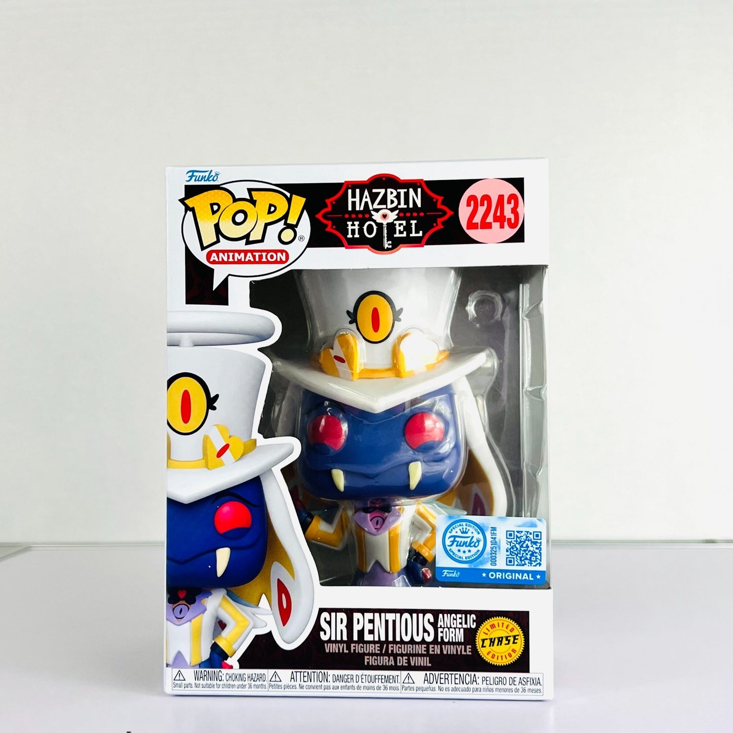 Funko POP Vinyl - Animation - Hazbin Hotel - Sir Pentious Angelic #2243 Chase