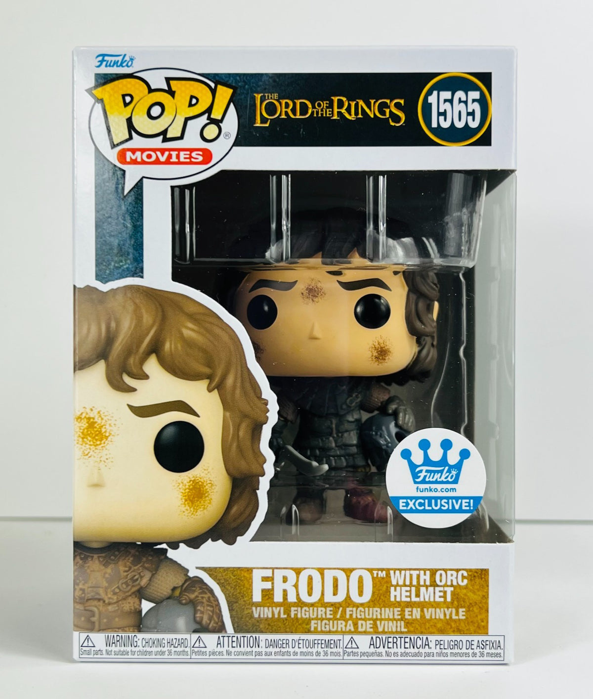 Funko POP Vinyl - Movies - The Lord Of The Rings - Frodo With Orc Helmet - #1565