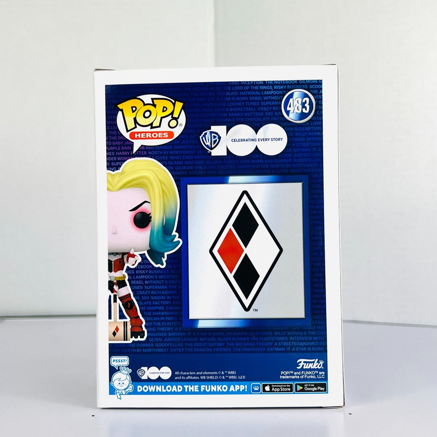 Funko POP Vinyl - Heroes - WB 100 - Harley Quinn - #483 FC 2023