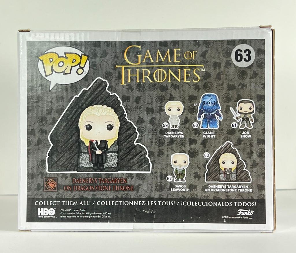 Funko POP Vinyl - Game Of Thrones - Daenerys Targaryen On Dragonstone Throne #63
