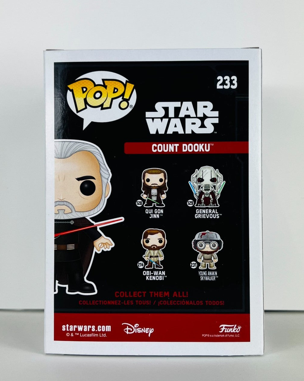 Funko POP Vinyl - Star Wars - Count Dooku - #233 Smugglers Bounty Exclusive