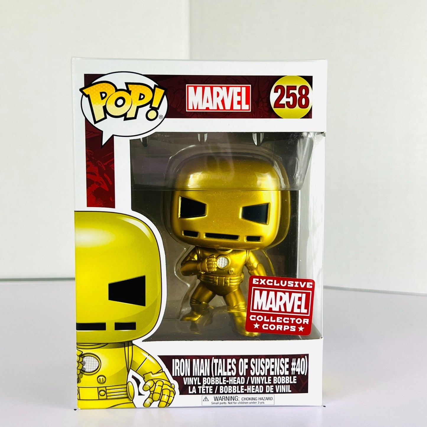 Funko POP Vinyl - Marvel - Iron Man Tales Of Suspense #40 #258 Collector Corps