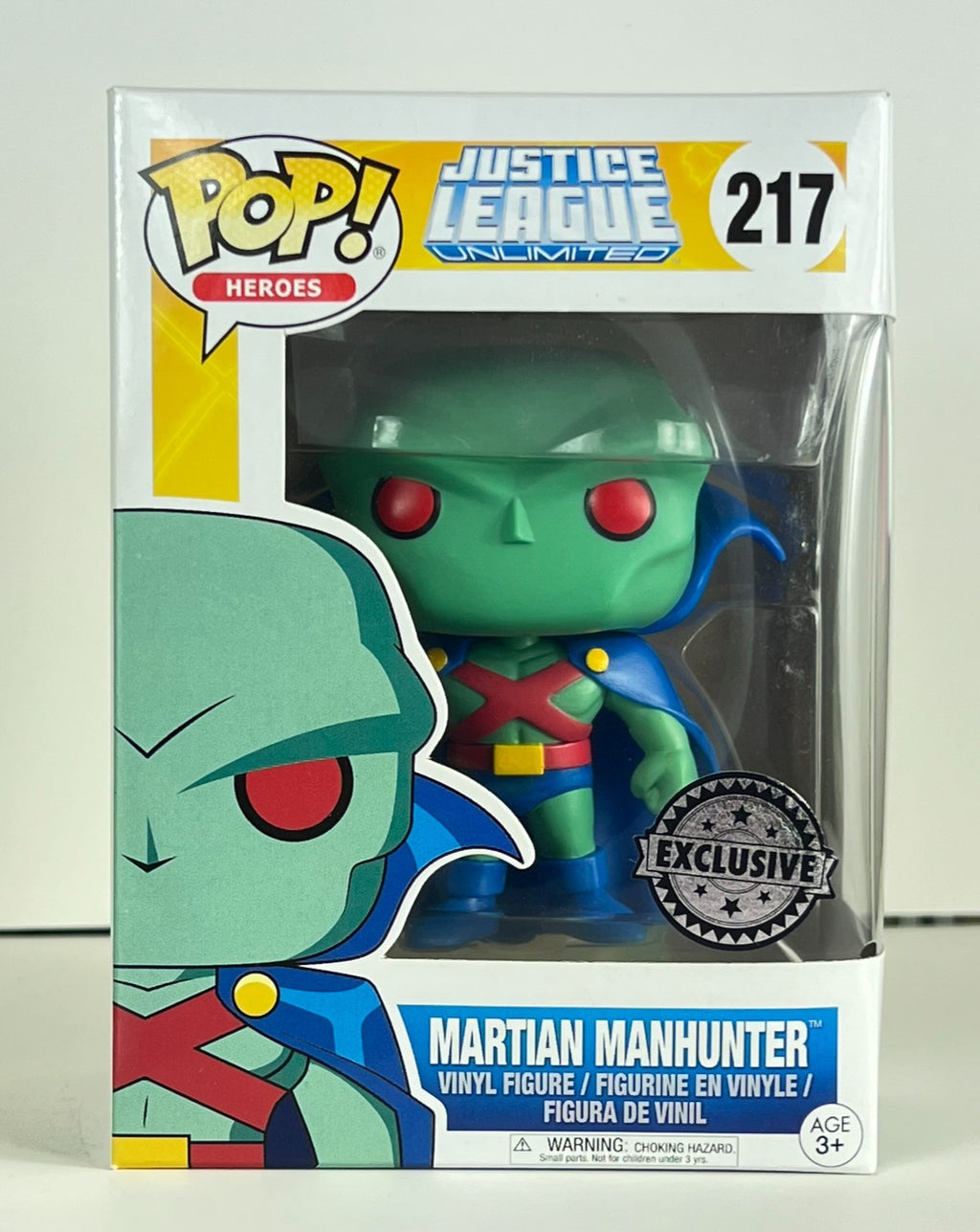 Funko POP Vinyl - Heroes - Justice League - Martian Manhunter - #217 Excl