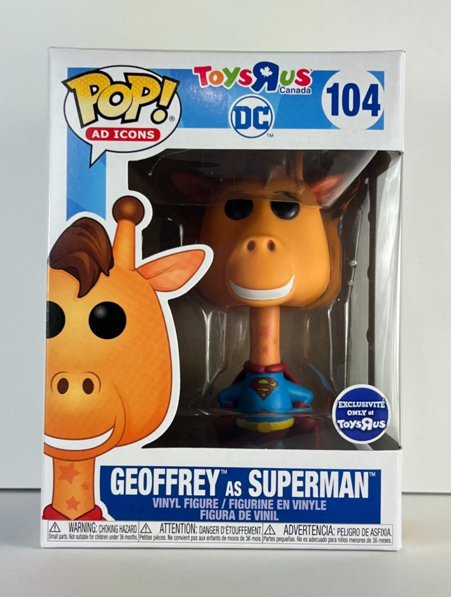 Funko POP Vinyl - Ad Icons - Toys R Us - Geoffrey As Superman - #104